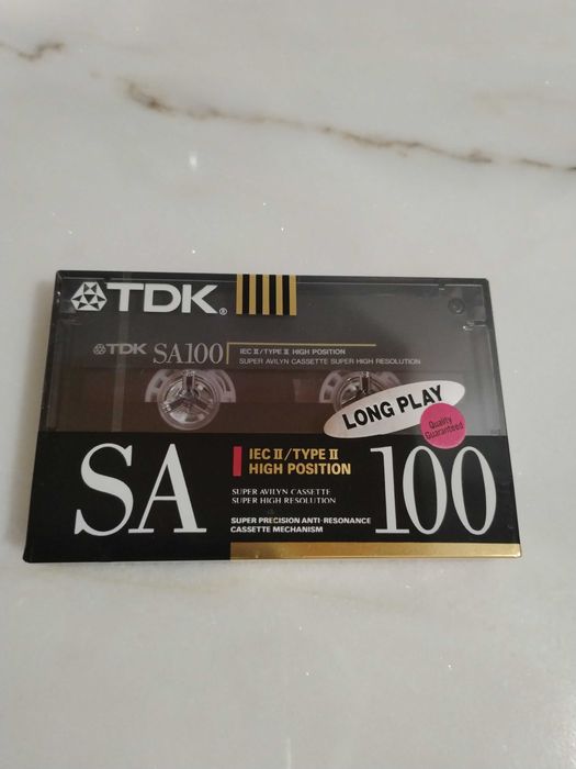 TDK SA 100 Cassete Nova selada 1991