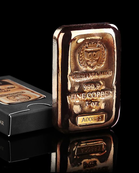 Мідна монета. 1 Кіло. GERMANIA MINT. Проба - 999,9.  Голограма!