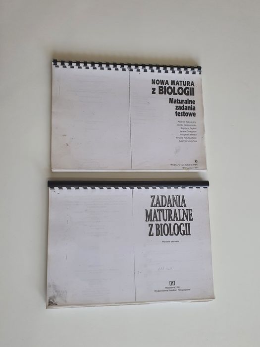 Zadania maturalne z biologii