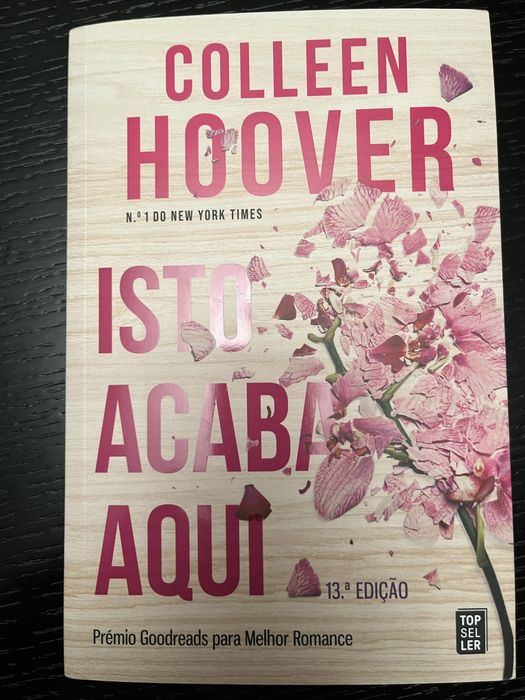 Livro "Isto acaba aqui" Colleen Hoover - Romance de 2016