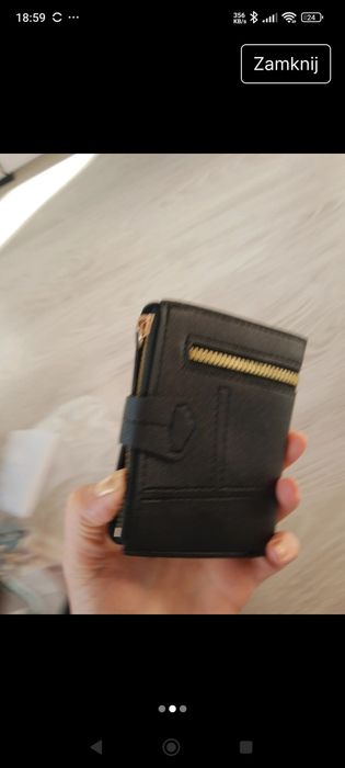 Portfel damski czarny