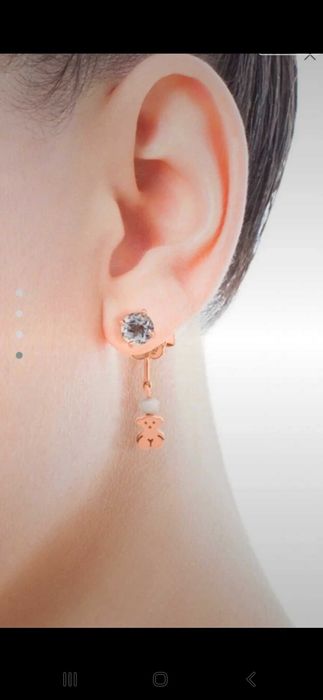 Na sprzedaz piekna kolczyki marki tous