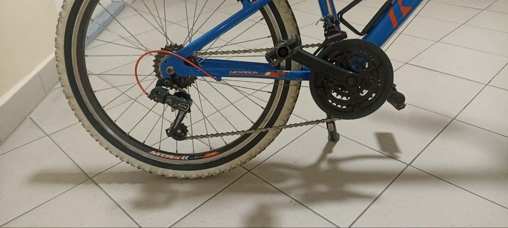 Rower kross hexagon na kołach 24" po przeglądzie