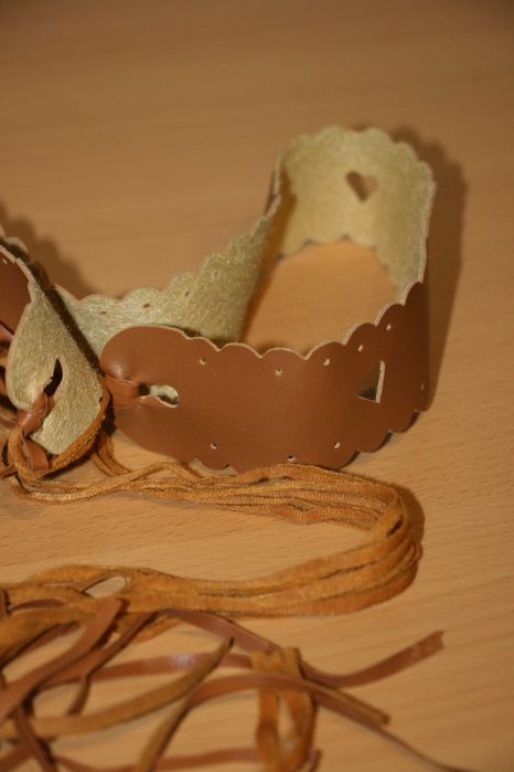Cinto Castanho com Franjas