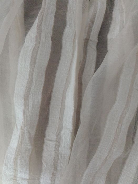 Cortinados cremes organza