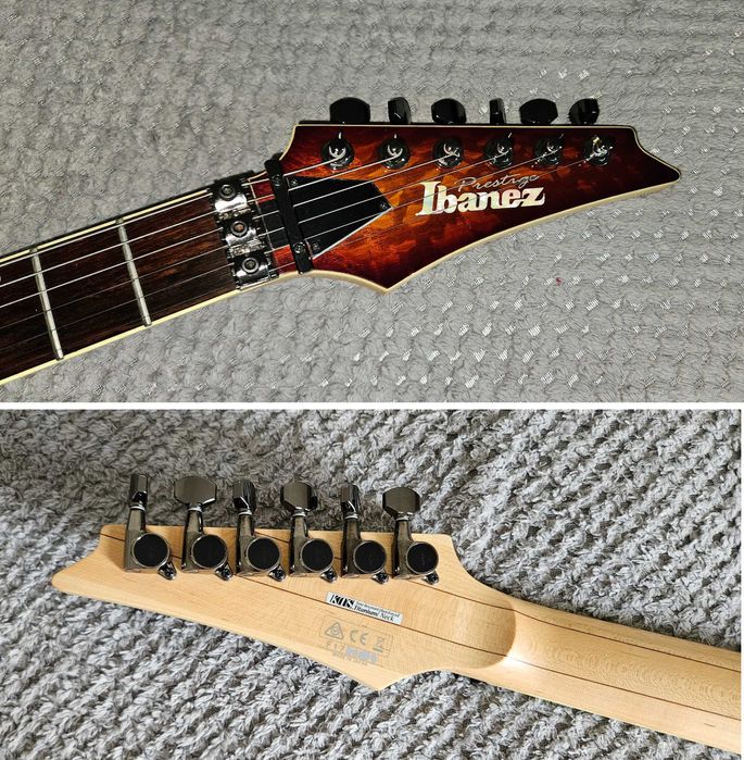 Ibanez Prestige S6570SK STB Made in Japan + case pod S-kę, lo-pro edge