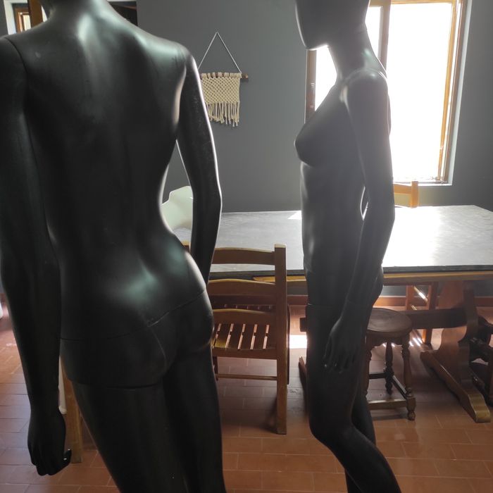 Manequins homem e mulher