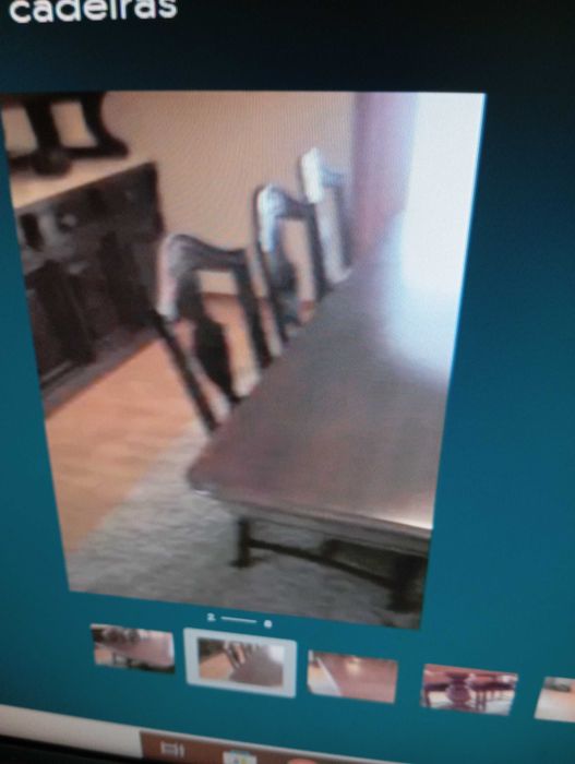 Mesa sala jantar em madeira maciça, carvalho