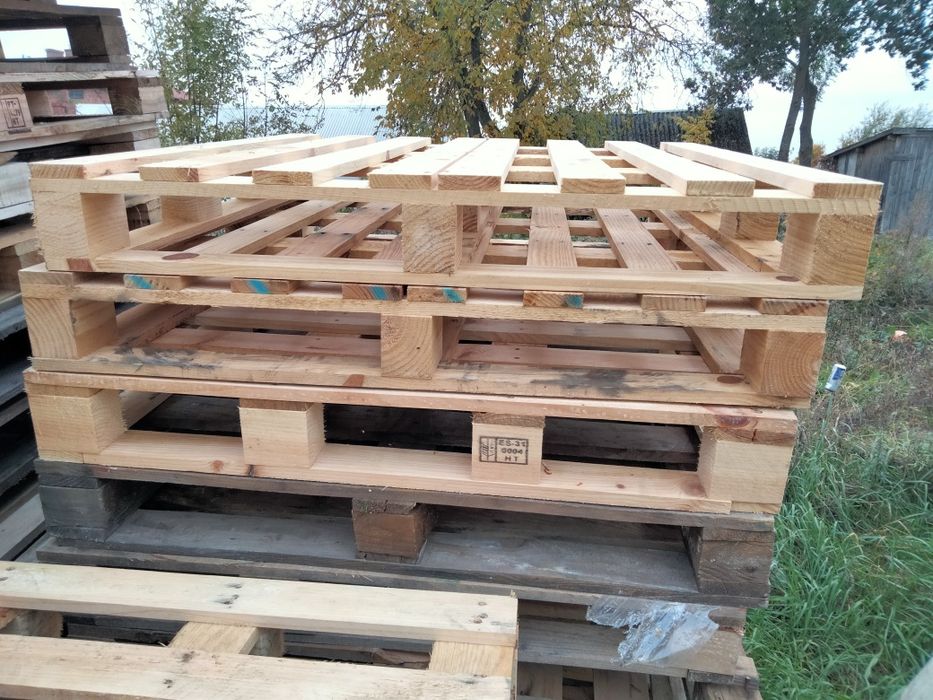 Palety drewniane euro i europodobne jednorazowe przemysłowe