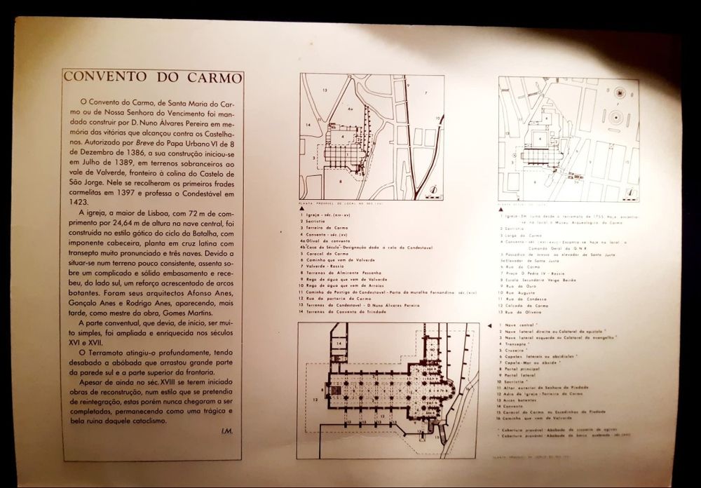 Maqueta de armar em cartão do Convento do Carmo em Lisboa 
Edição limitada (esgotada) Museu da Cidade - CMLisboa
18€