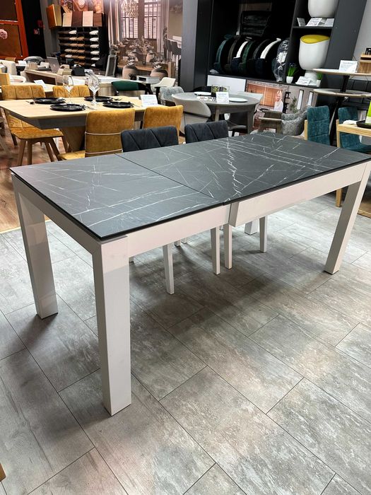 Rozkładany stół z sklejki meblowej/MDF i laminatu EGGER 123*75+50