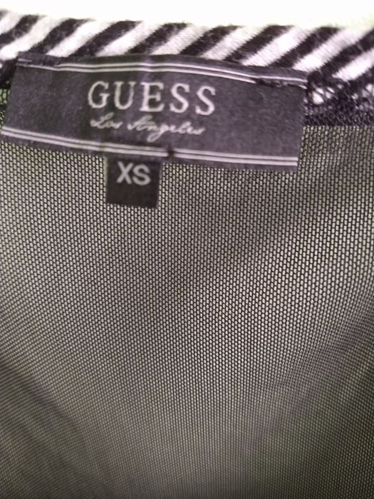 Sukienka dzianinowa Guess drapowana r.XS