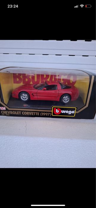Chevrolet Corvette 1997 - Burago (Caixa Original)