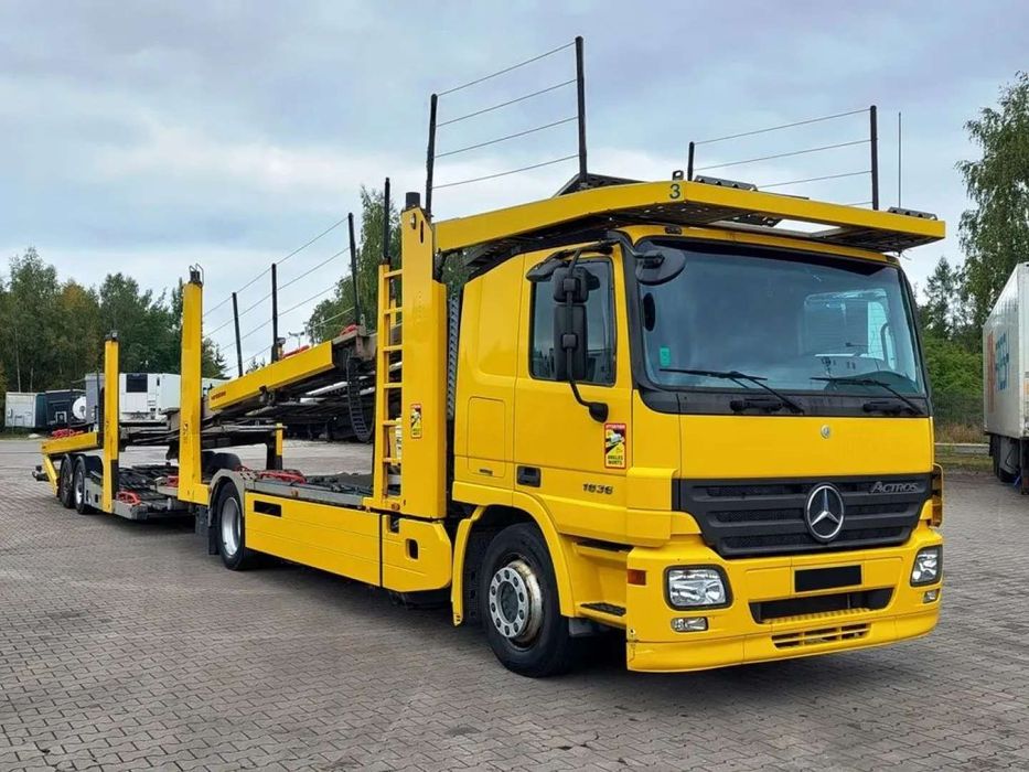 Mercedes-Benz Autolaweta ACTROS + KASSBOHRER  lodówka, leżanka, ogrz. postojowe, klimatyzacja, ładowność 7200+8200kg