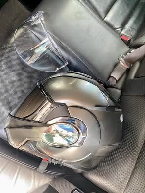 Capacete ls2 valiant titanium