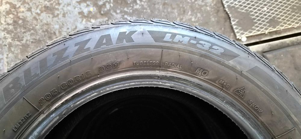 4szt opony zimowe Bridgestone _ 206/60/16