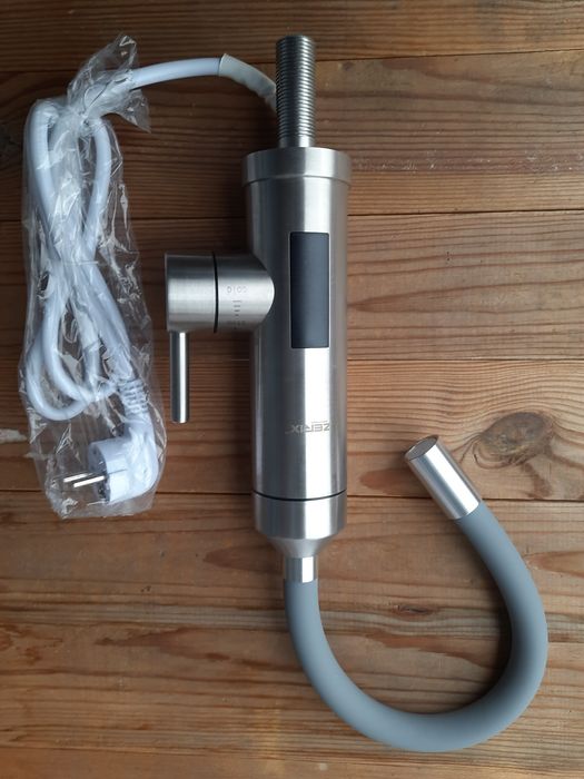 АКЦИЯ! Проточный водонагреватель из нержавейки ZERIX ELW-35EF GRAY