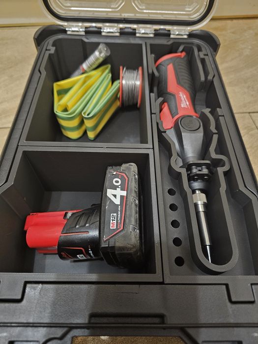Milwaukee wkład wkładka do skrzyni packout pod lutownice.