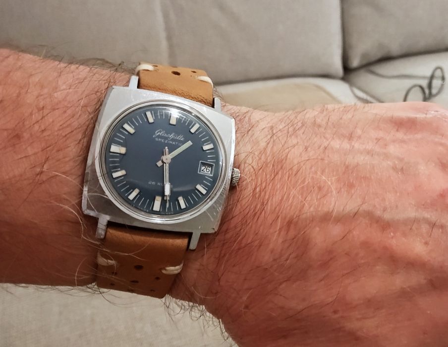 Zegarek Glashutte Spezmatic chromowany stan bardzo dobry . Dostawa gratis. Czytaj opis.