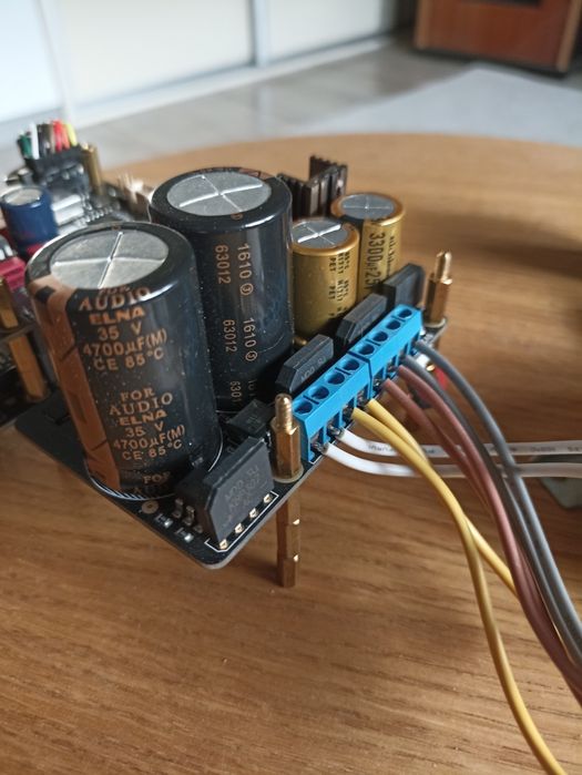 Dac ES9028Q2M, zasilacz liniowy raspberry