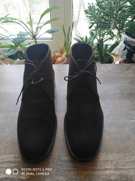 Мужские замшевые ботинки Prada оригинал