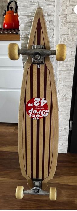 Deskorolka longboard The Drop 42" - Canadian Maple