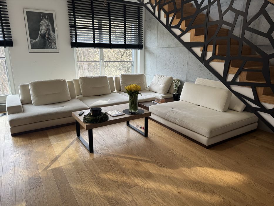 Sofa duża naroznik 400x350 ruchome zaglowki ERMES BLANCHE