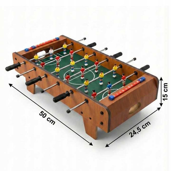 Stół do piłkarzyków PIŁKARZYKI składany piłkarzyki stołowe piłka nożna