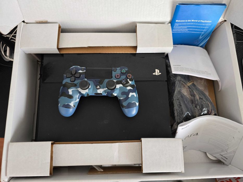 PS4 1TB Completa + Comando + 20 jogos instalados