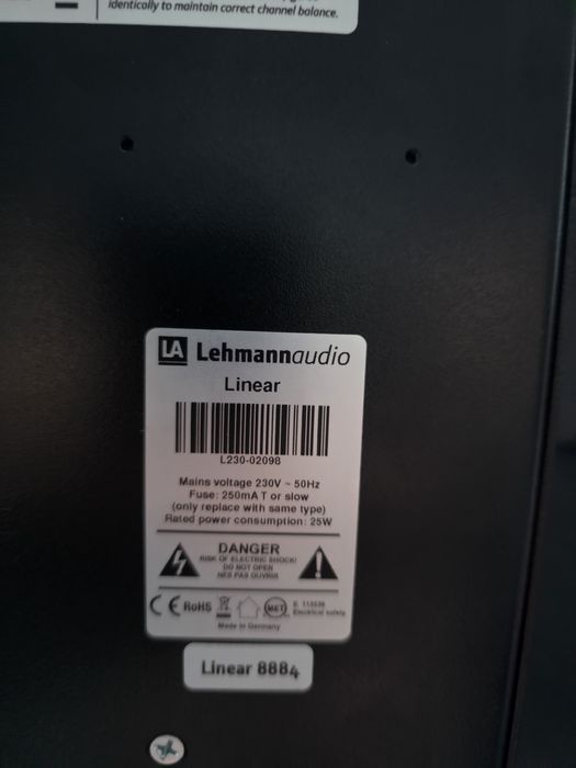Wzmacniacz słuchawkowy Lehmann Audio  Linaear