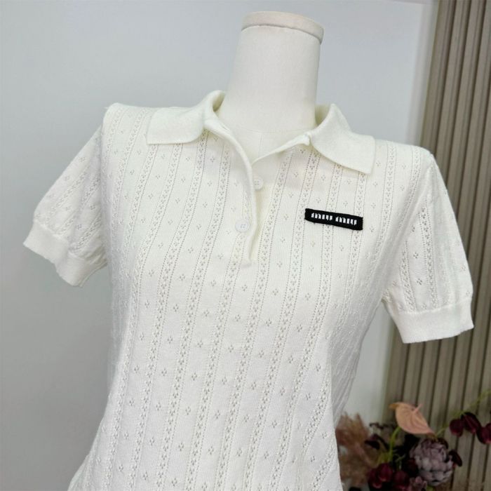 Міу міу miu miu кофтинка футболка поло