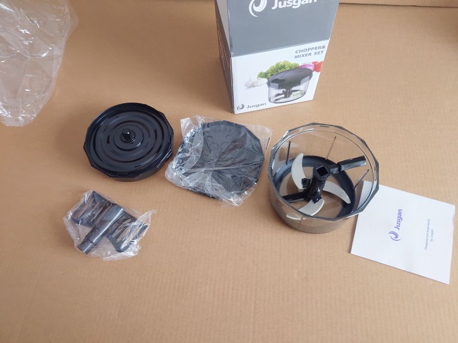 Ręczny rozdrabniacz do warzyw na linkę Blender Szatkownica 1000 ml