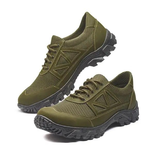 Тактичні кросівки шкіряні сітка, літо