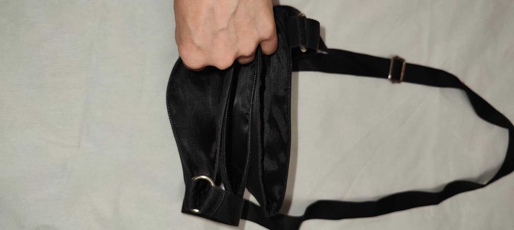 Сумка-кошелёк спорт кроссбоди плащёвка на 3 отделения б/у