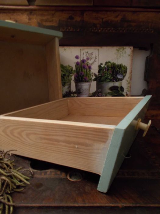 Szuflada ze Starego Kredensu PRL-Szufladka-Vintage