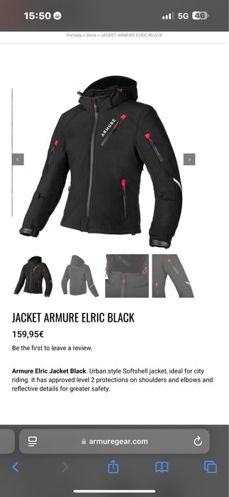 CASACO ARMURE ELRIC BLACK