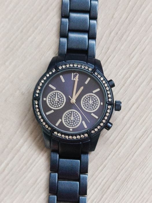 Zegarek satynowy Blue