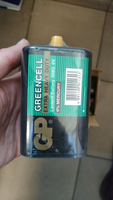 Baterie 6 V dużej pojemności GP 908G 4R25