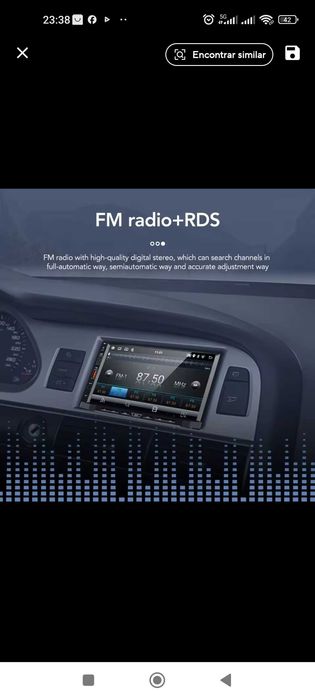 Rádio TOP 2DIN com Android e GPS