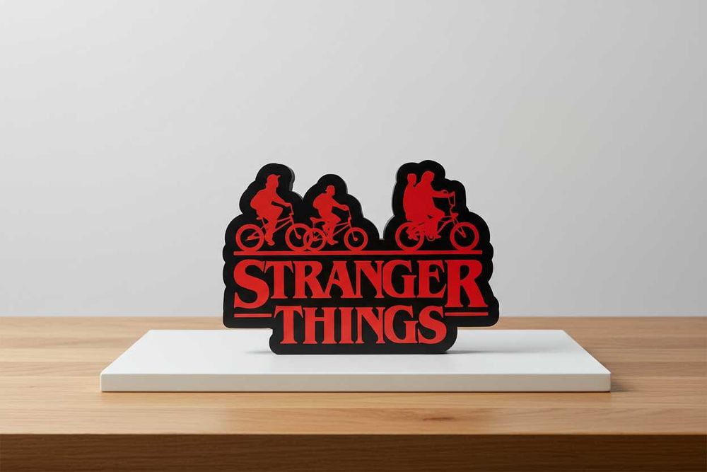 Luminária tipo Lightbox - Stranger Things
