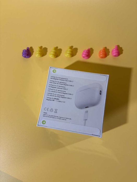 Słuchawki bezprzewodowe AirPods Pro 2 (ANC) NOWE - zaplombowane!