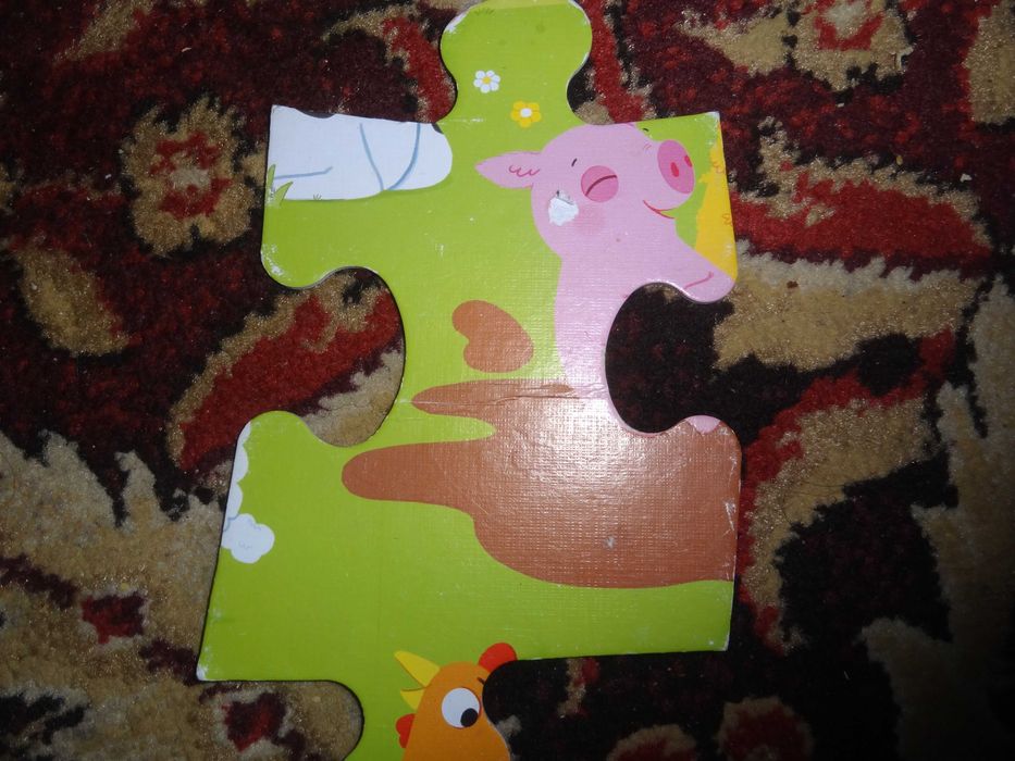 Dwa komplety dużych puzzli