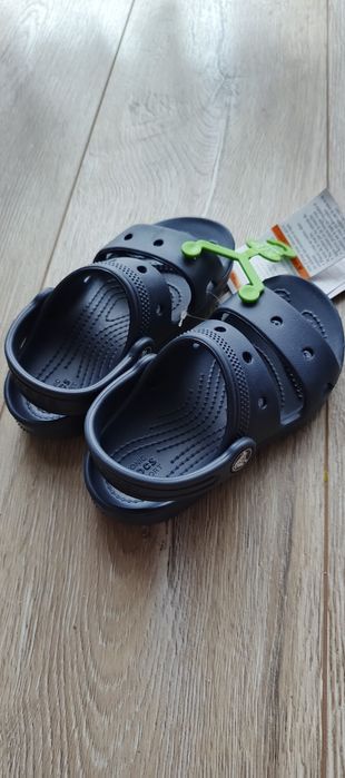 Nowe sandałki Crocs 27/28 granatowe croksy