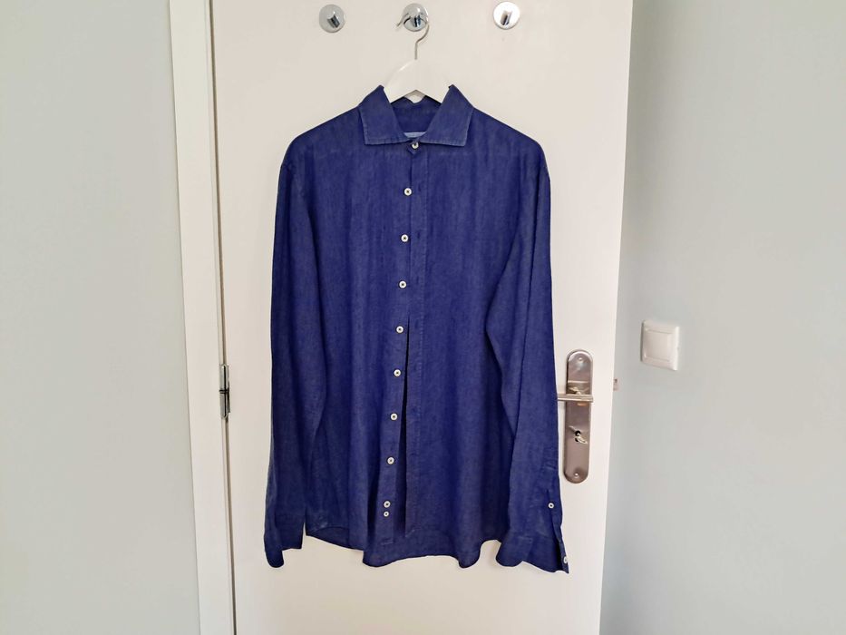 Camisa Homem em algodão Egípcio "CAFE COTON" / TM Médio / Nova