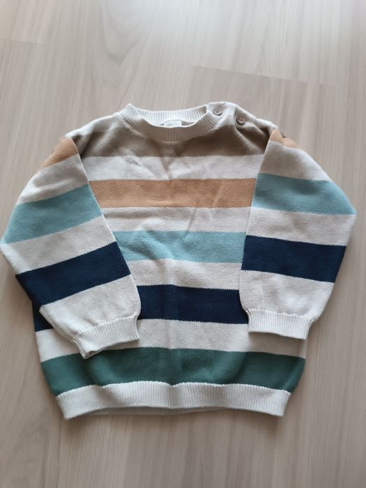 Lekki sweterek chłopięcy h&m rozm. 86