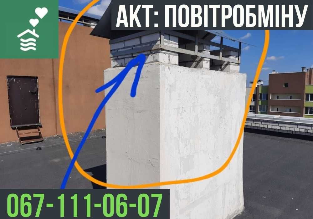 Акт пічника, акт перевірки вентиляції,3-х кратний Акт! Знижка для ОЛХ!