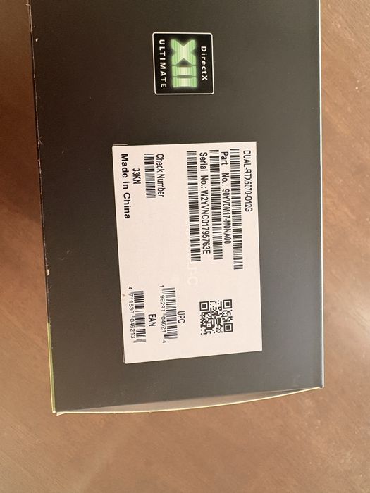 Asus Dual RTX 5070 12GB OC - SELADO