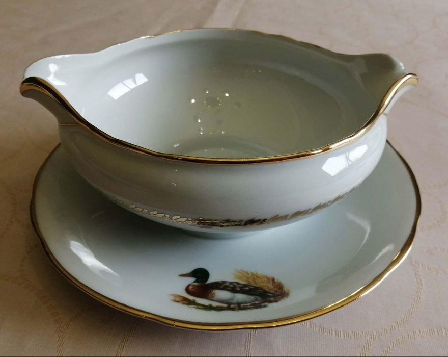 Serviço de porcelana francesa de 14 peças