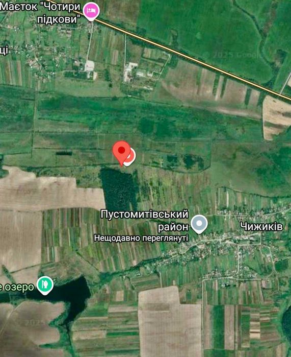 Продаж земельної ділянки. с. Чижиків-15 км. до Львова