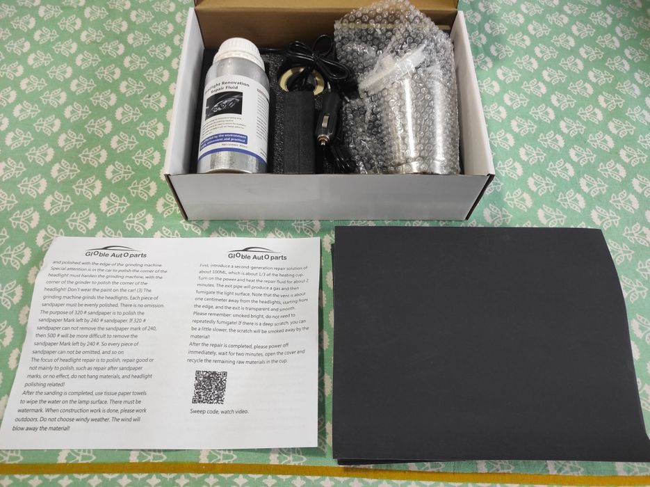 Recargas Kit Polimento Faróis